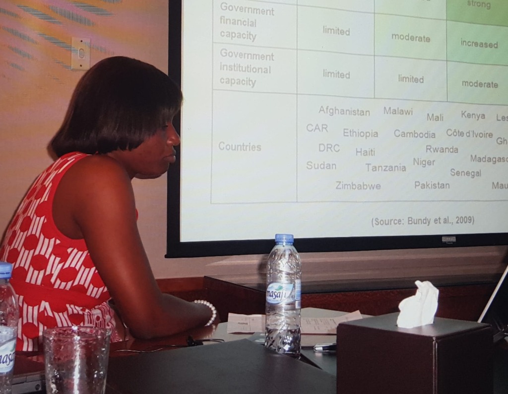 Dr Torson presenting